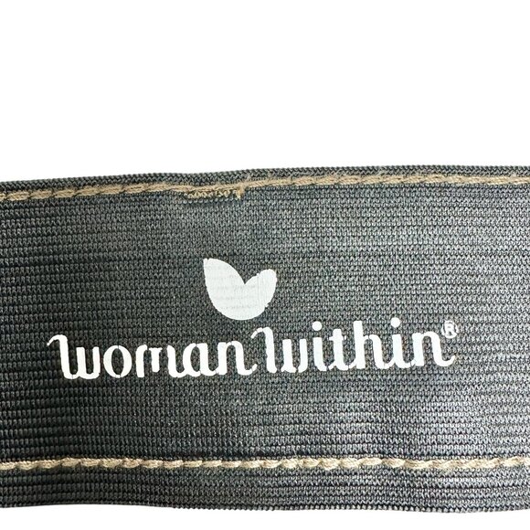 Woman Within Pants Womens Plus Size 16W Beige Bootcut Cotton Blend Stretch - Picture 4 of 8